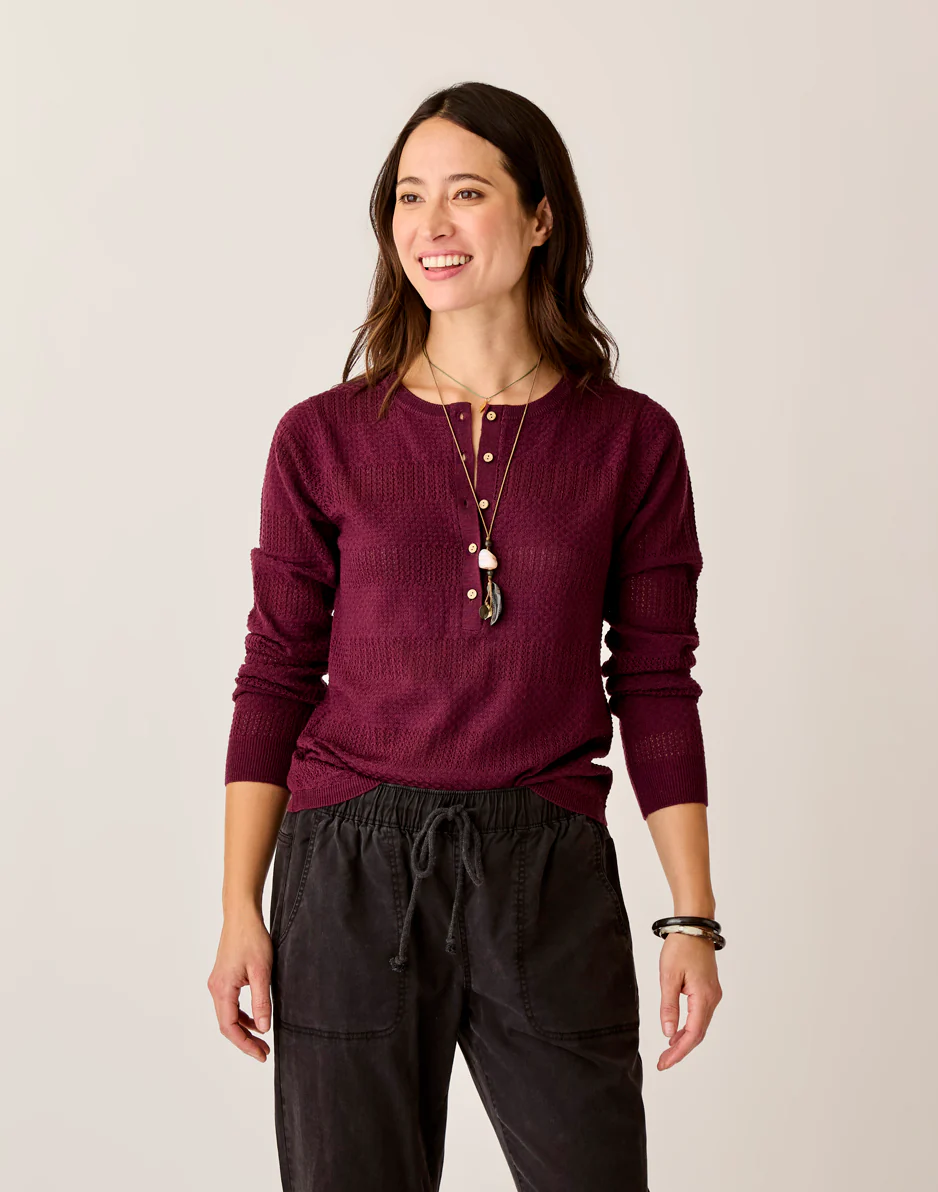 Amara Pointelle Sweater: Nirvana