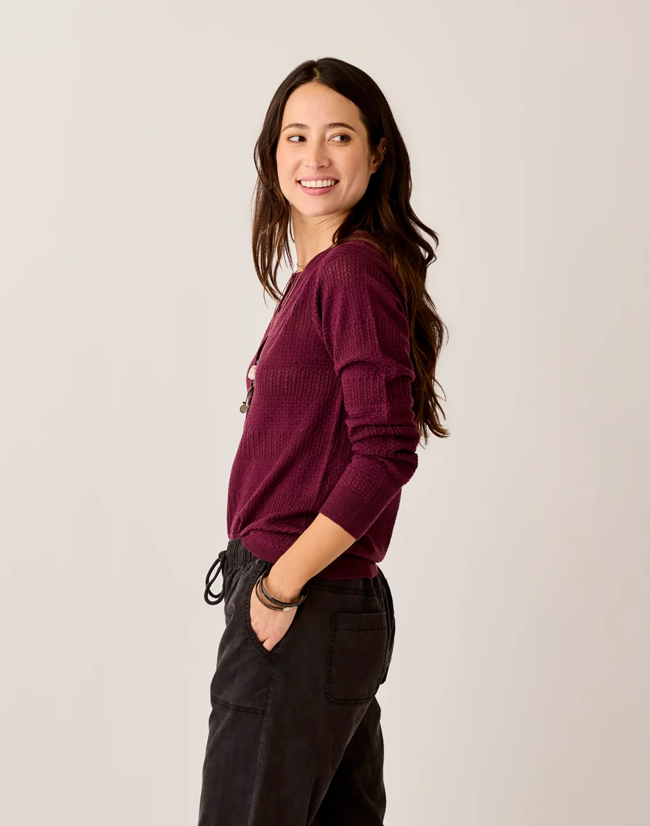 Amara Pointelle Sweater: Nirvana - Image 2