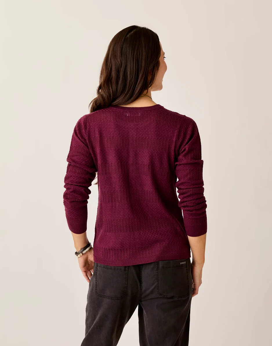 Amara Pointelle Sweater: Nirvana - Image 3