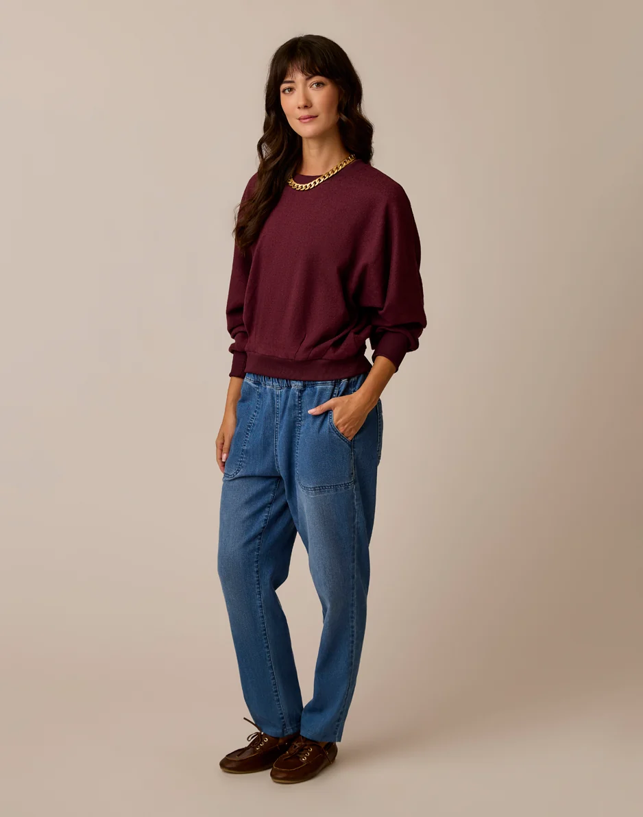 Anneke Supersoft Dolman: Sangria Heather - Image 5