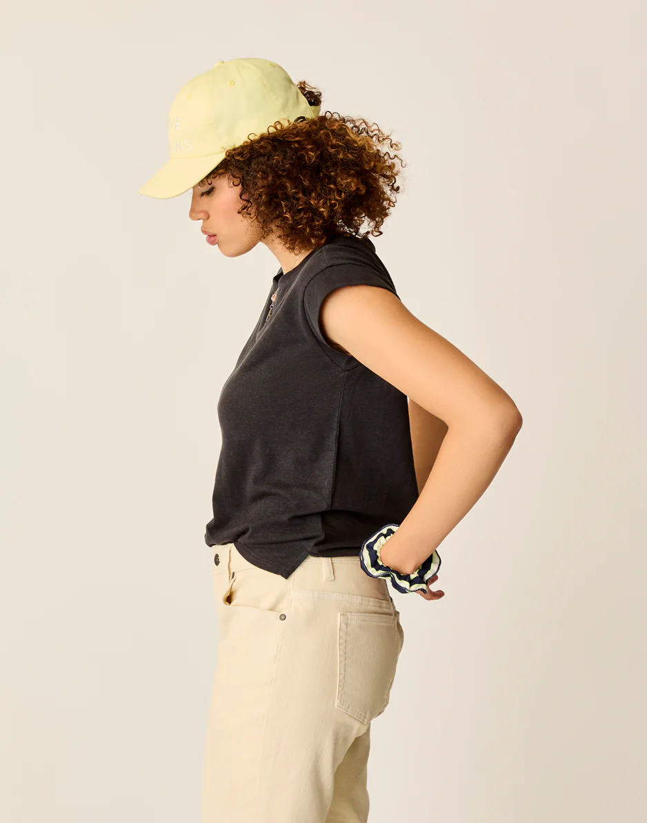 Astrid Hemp Tee: Black - Image 2