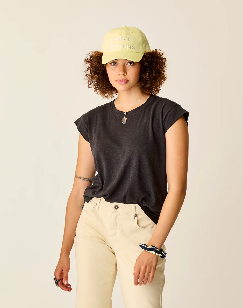 Astrid Hemp Tee: Black - Image 4