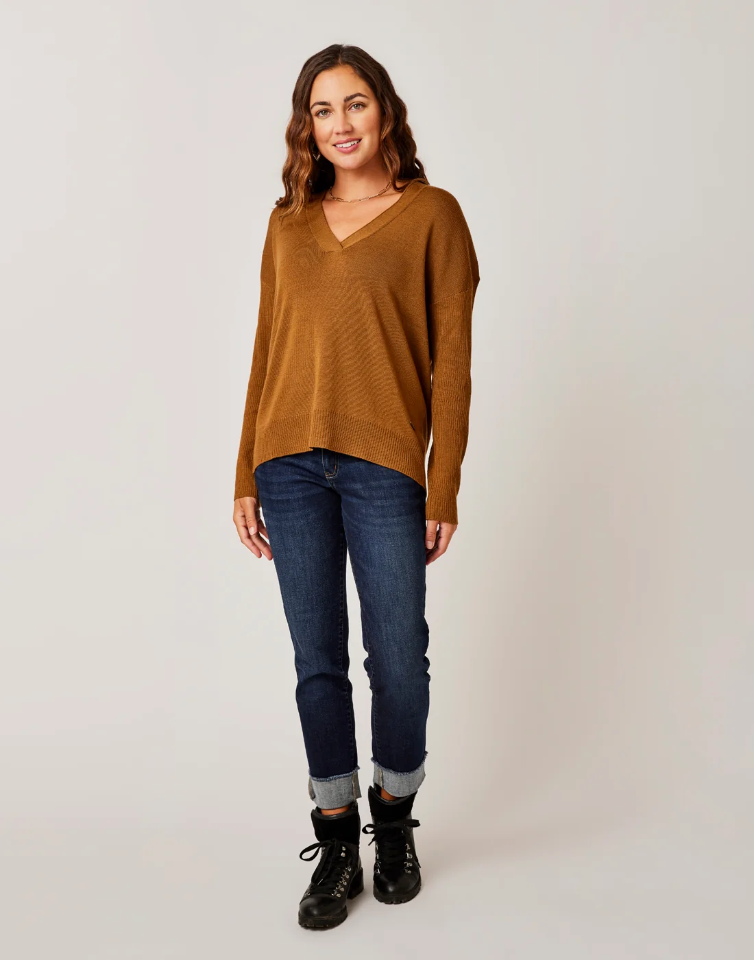 Aurora Sweater: Cocoa - FINAL SALE - Image 3