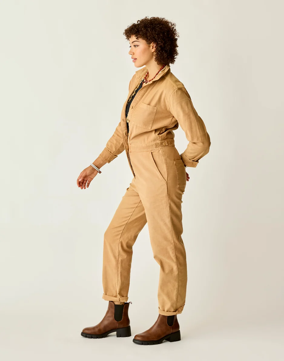 Bedford Jumpsuit: Camel - FINAL SALE - Image 2