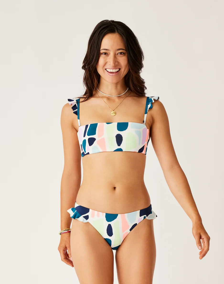 Bev Ruffle Bottom: Pebble - FINAL SALE