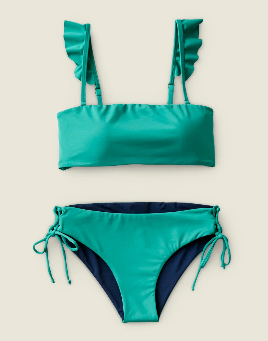 Bev Ruffle Top: Jade - FINAL SALE - Image 6