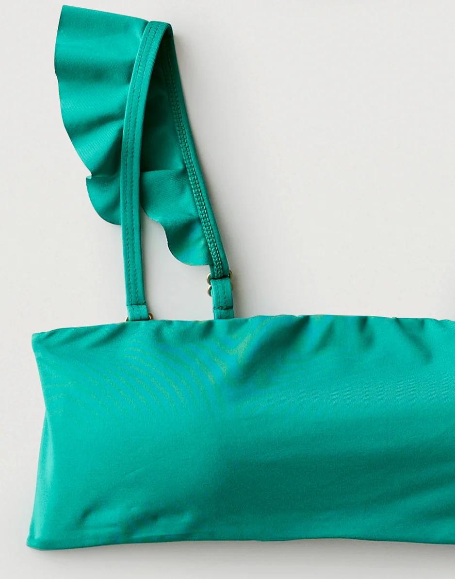 Bev Ruffle Top: Jade - FINAL SALE - Image 7