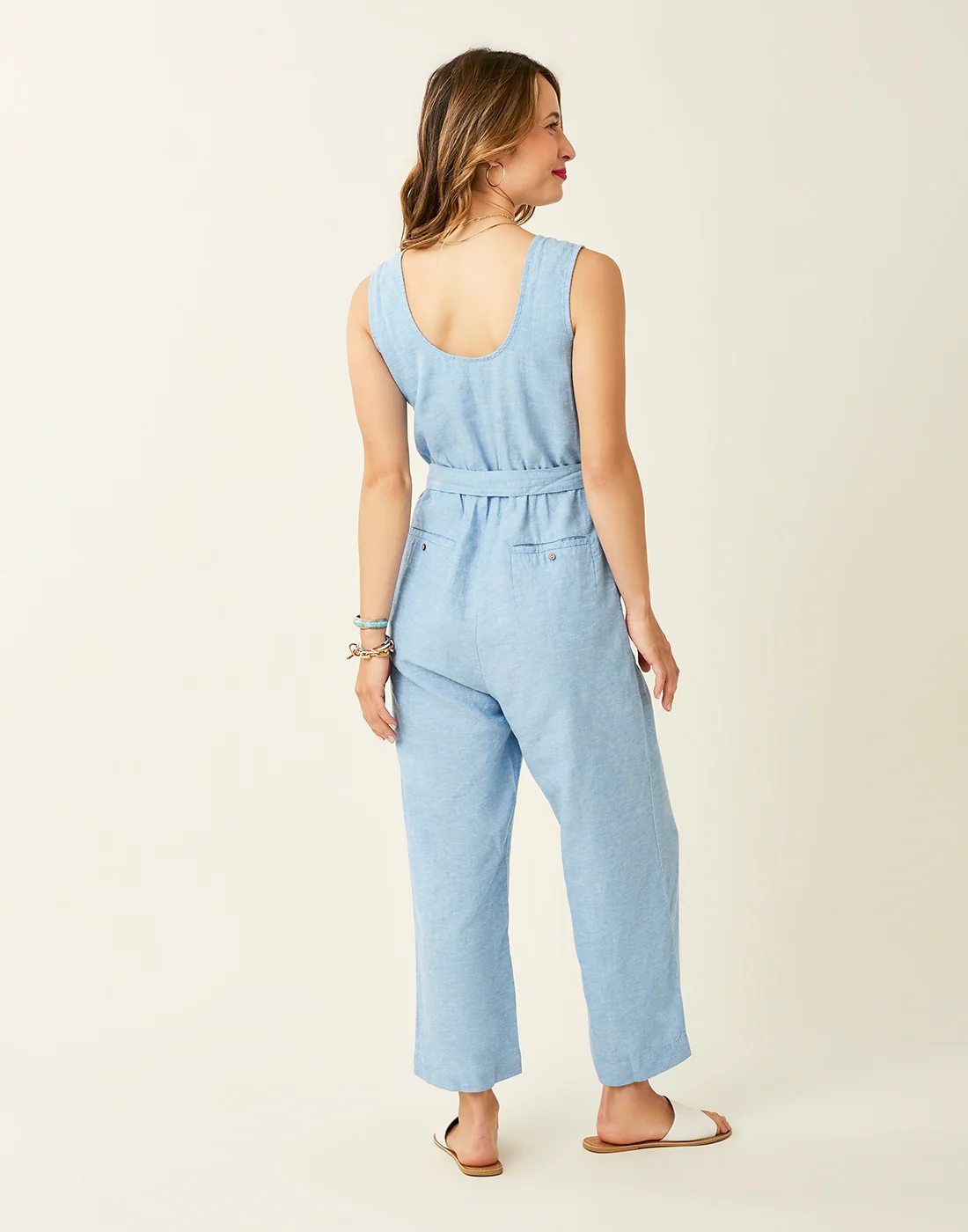 Bonfire Jumpsuit: Lt. Royal Chambray - FINAL SALE - Image 4