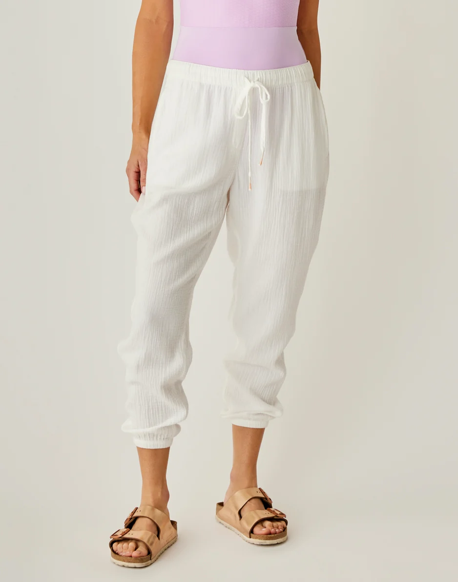 Calista Gauze Pant: Cloud - FINAL SALE - Image 2