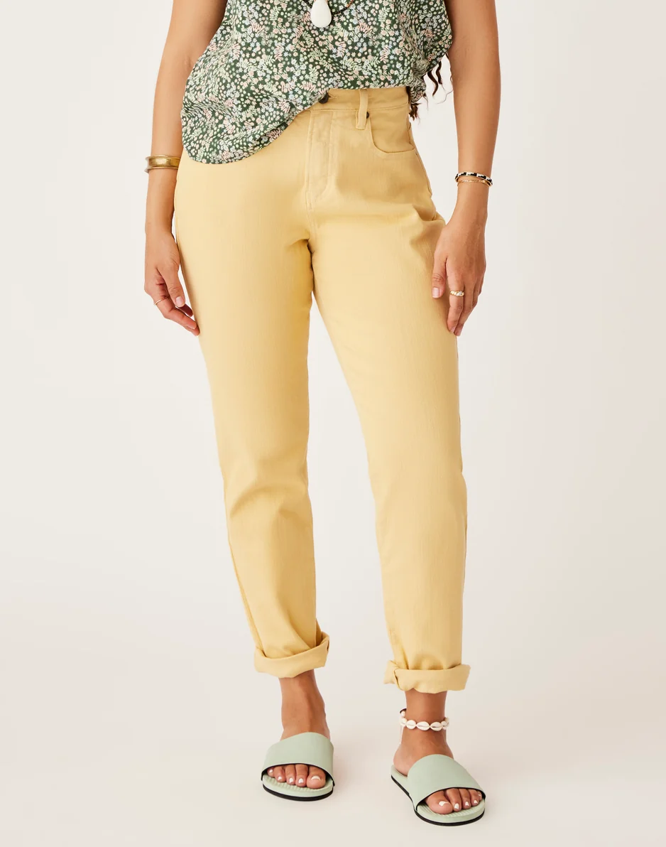 Carson Hi Rise Jean: Honey - Image 5