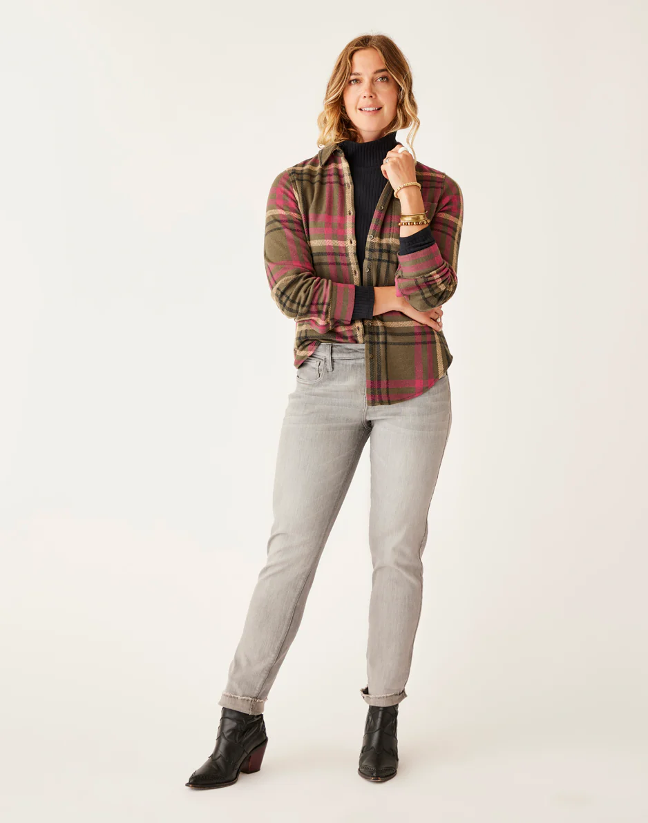 Carson Hi Rise Jean: Washed Grey - Image 2