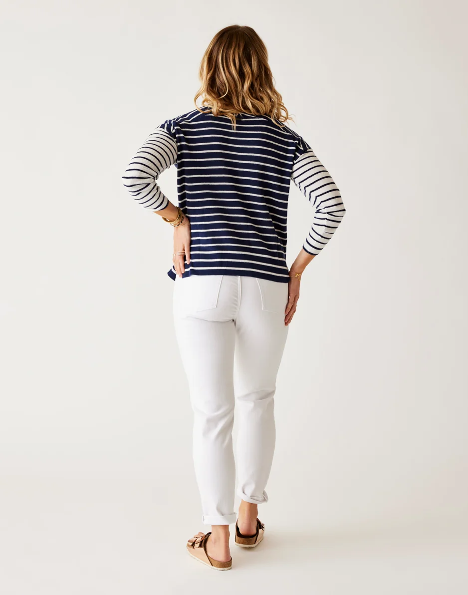 Carson Hi Rise Jean: White - Image 4