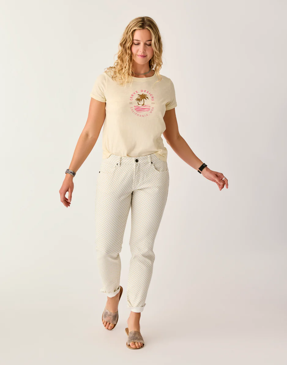 Carson Jean: Birch Check - FINAL SALE