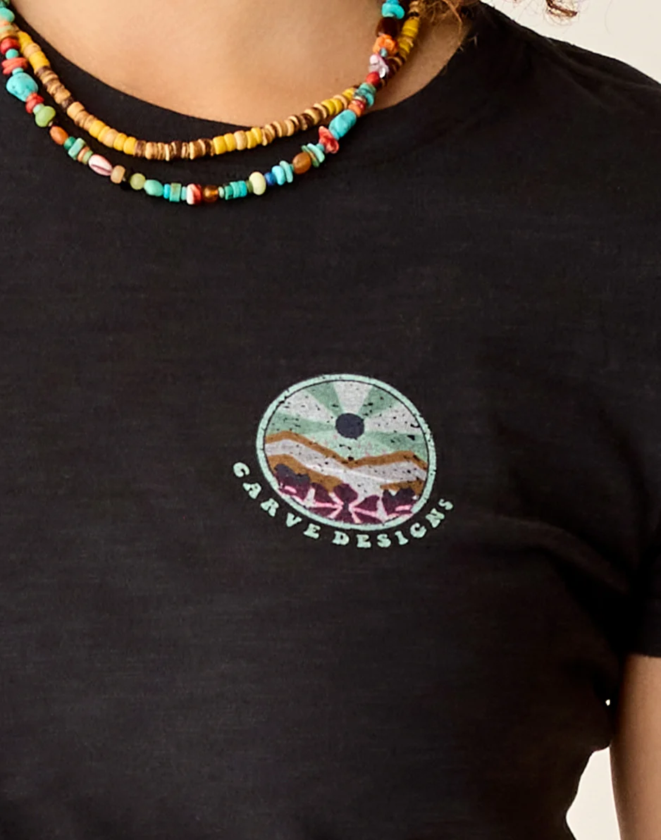 Cassidy Graphic Tee: Black Poster - Image 3