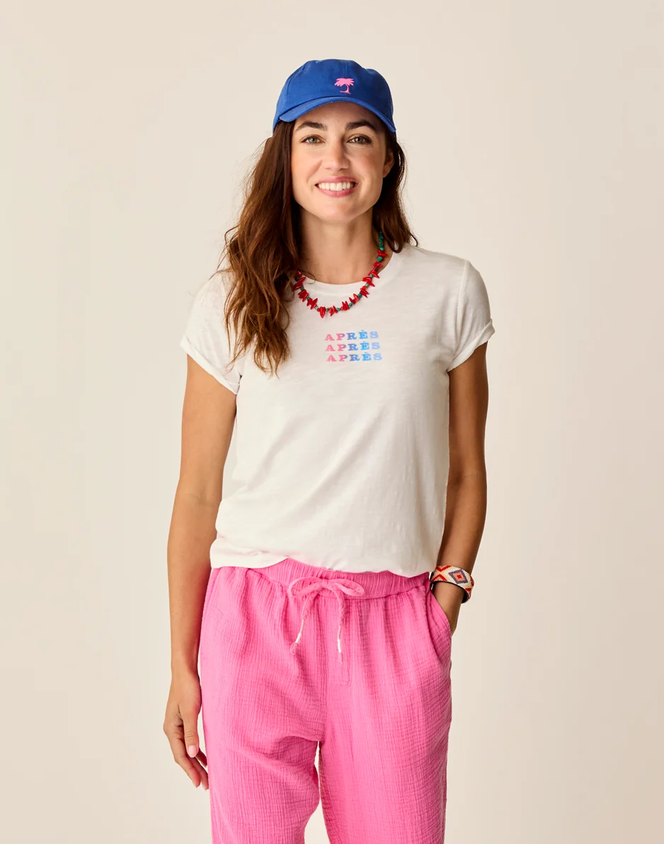 Cassidy Graphic Tee: Cloud Apres - FINAL SALE