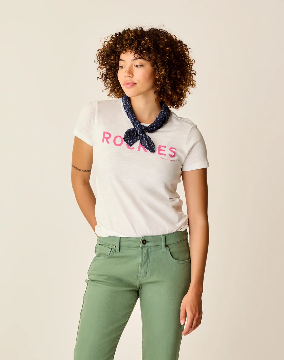 Cassidy Graphic Tee: Cloud Rockies - FINAL SALE