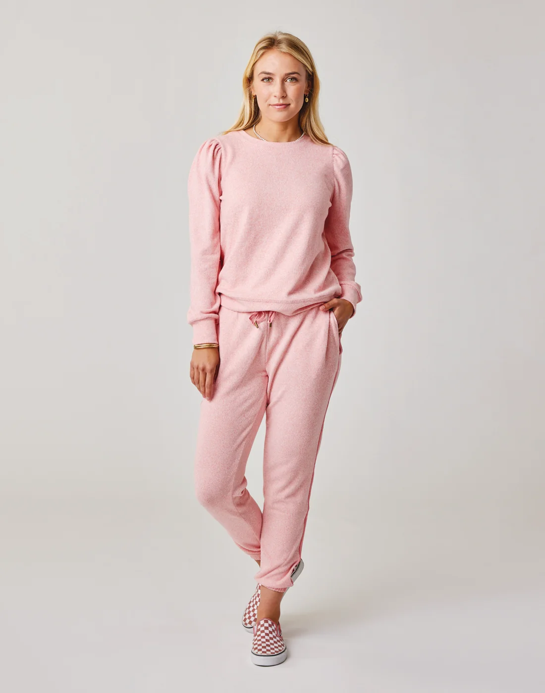 Chelsea Jogger: Grapefruit Heather - FINAL SALE - Image 2