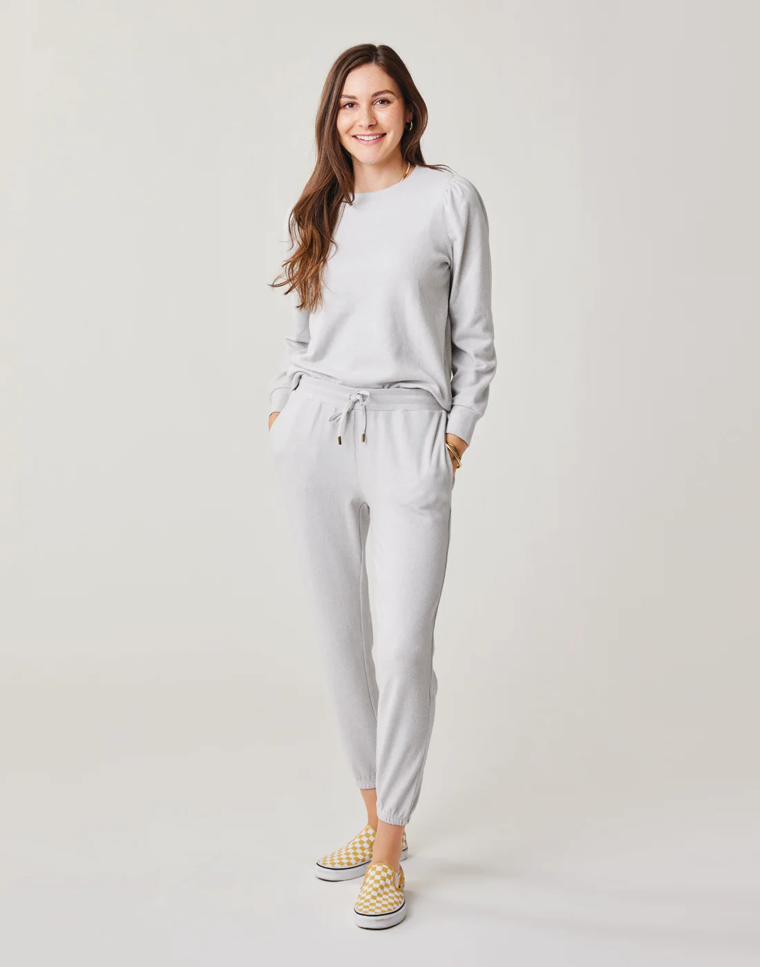 Chelsea Jogger: Light Grey Heather - FINAL SALE