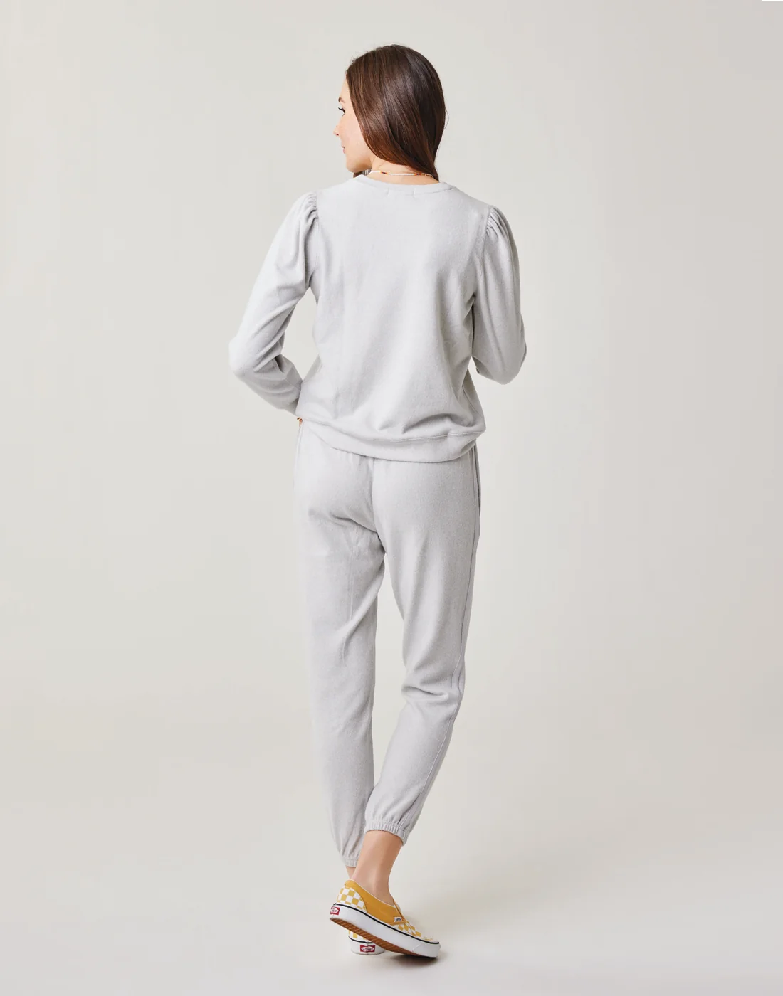 Chelsea Jogger: Light Grey Heather - FINAL SALE - Image 3