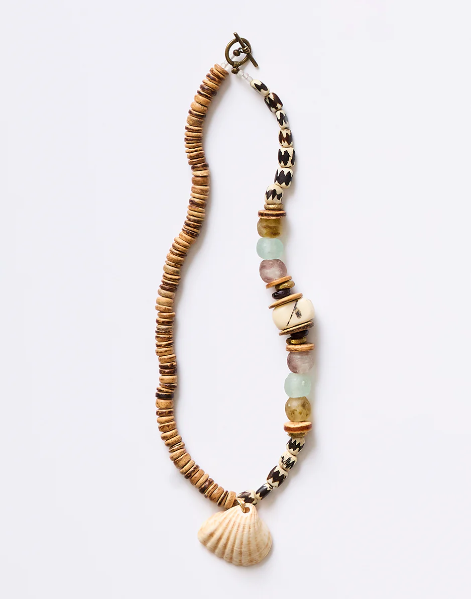 Classic Shell Necklace: Multi