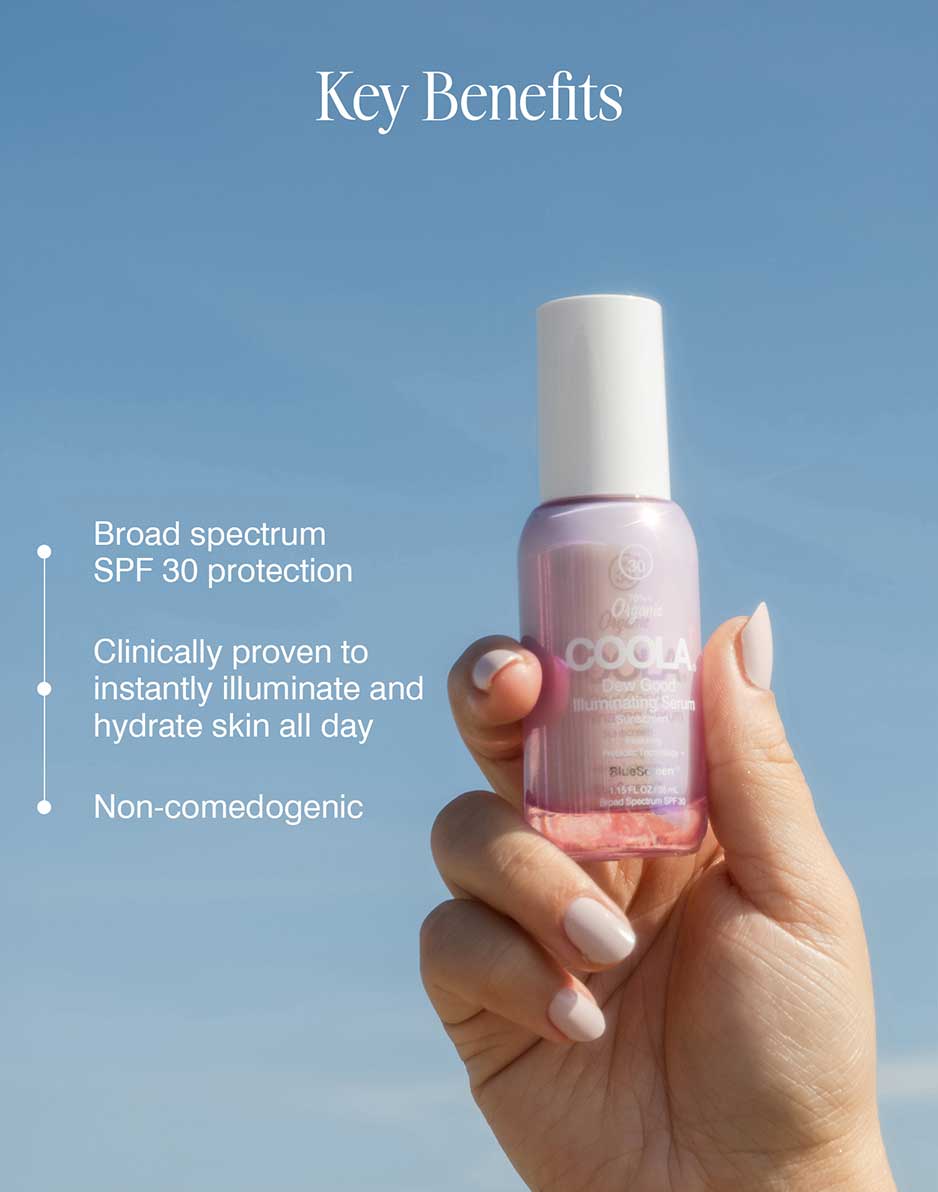 COOLA Dew Good Illuminating Serum SPF 30: White - Image 5