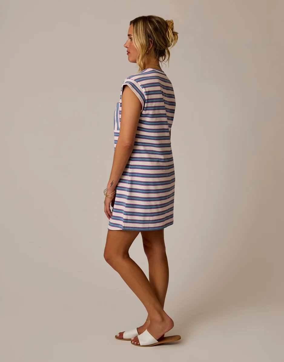 Cosmo Dress: Captain Rose Stripe - Image 3