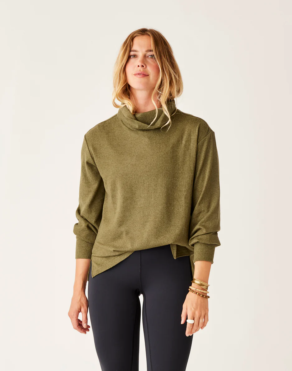 Cove Supersoft Cowl: Fir Heather - FINAL SALE