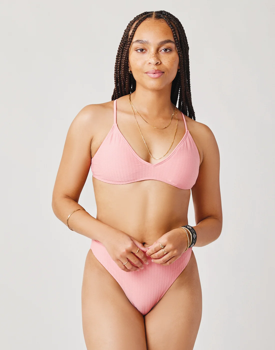 Danica Bottom: Grapefruit Texture - FINAL SALE
