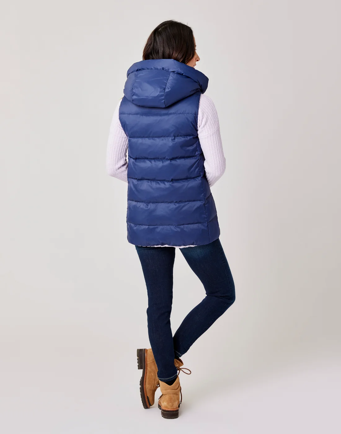 Davos Down Vest: Navy - FINAL SALE - Image 5