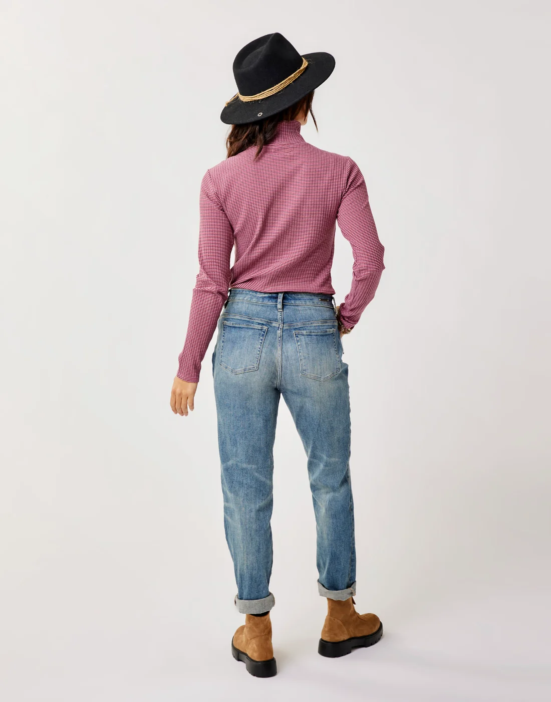 Denise Turtleneck: Orchid Stripe - Image 3