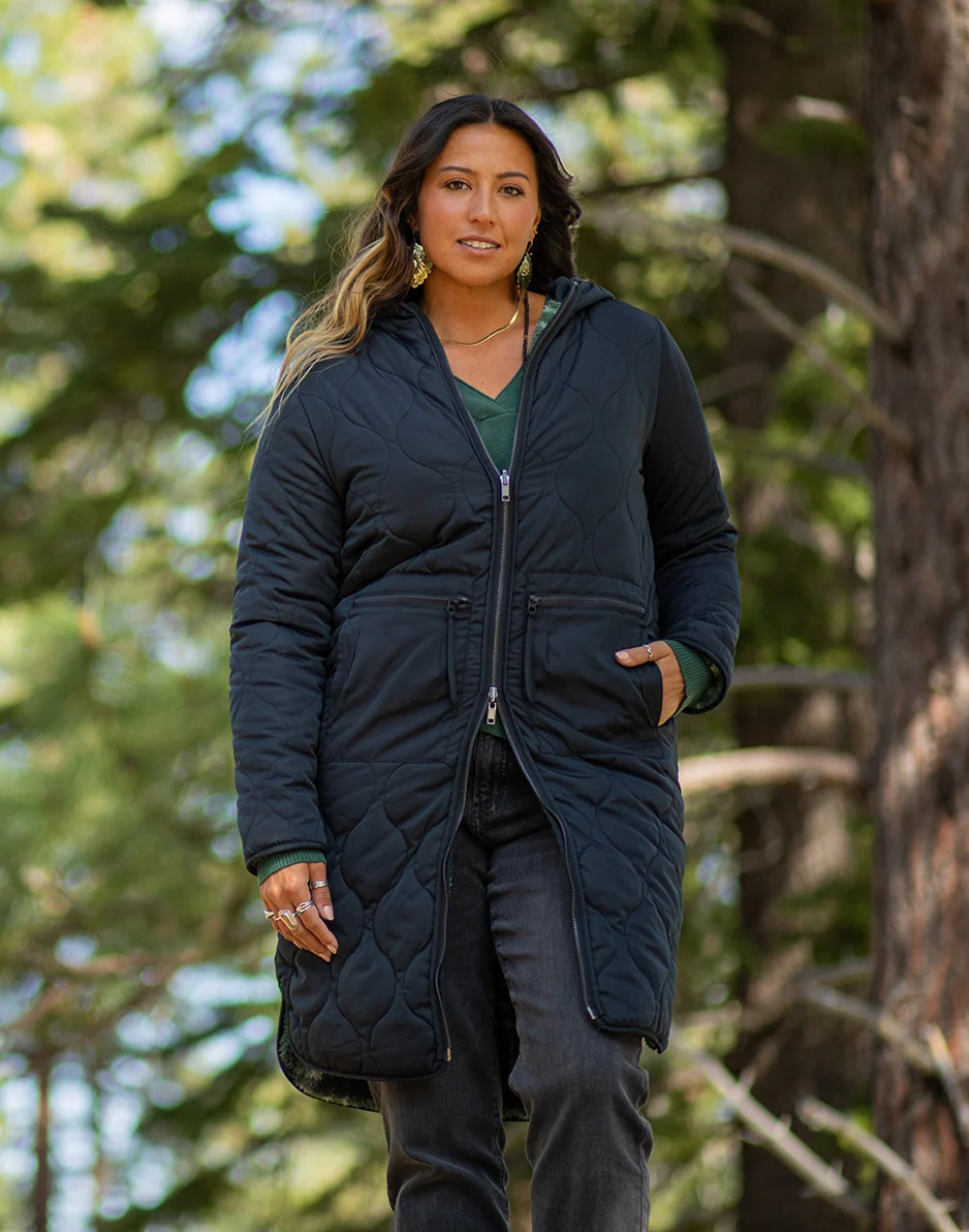 Donner Reversible Jacket: Cilantro/Black - Image 2