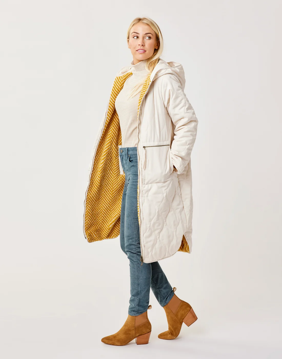 Donner Reversible Jacket: Wood/Birch - Image 5