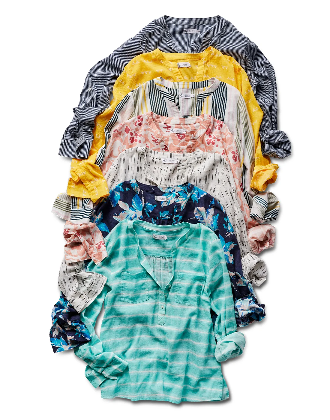 Dylan Gauze Shirt: Multistripe - FINAL SALE - Image 5