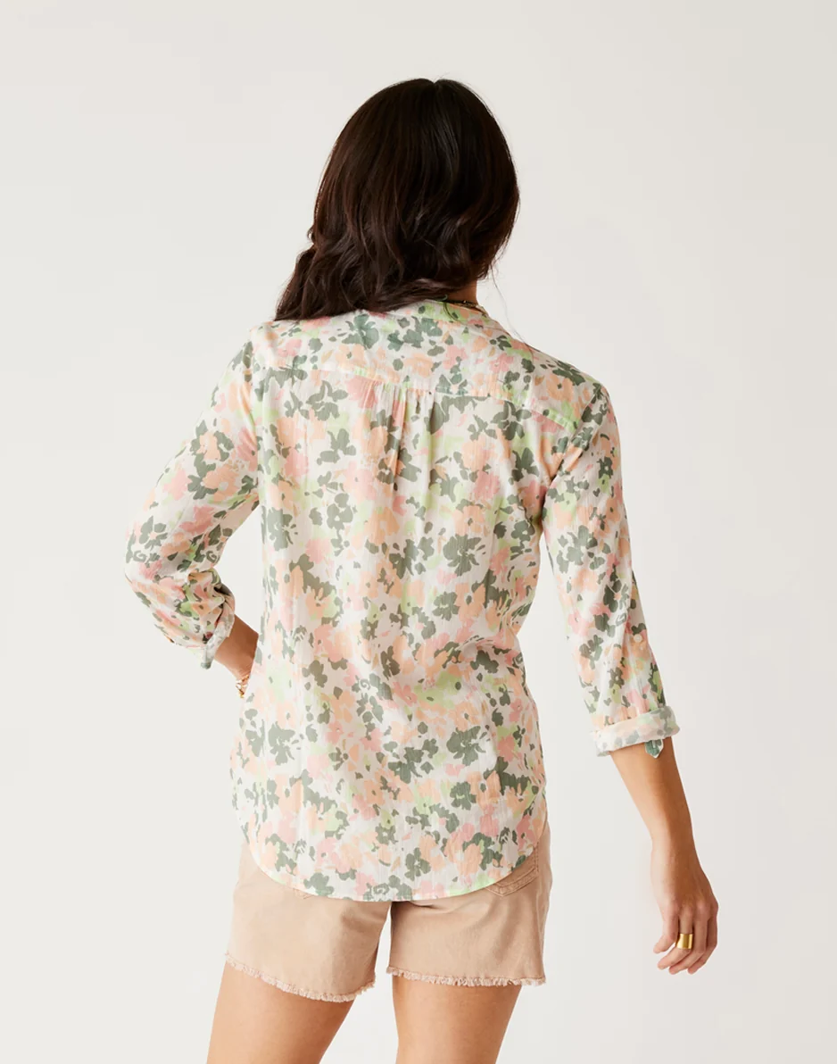 Dylan Gauze Tunic: Cloud Wildflower - FINAL SALE - Image 3