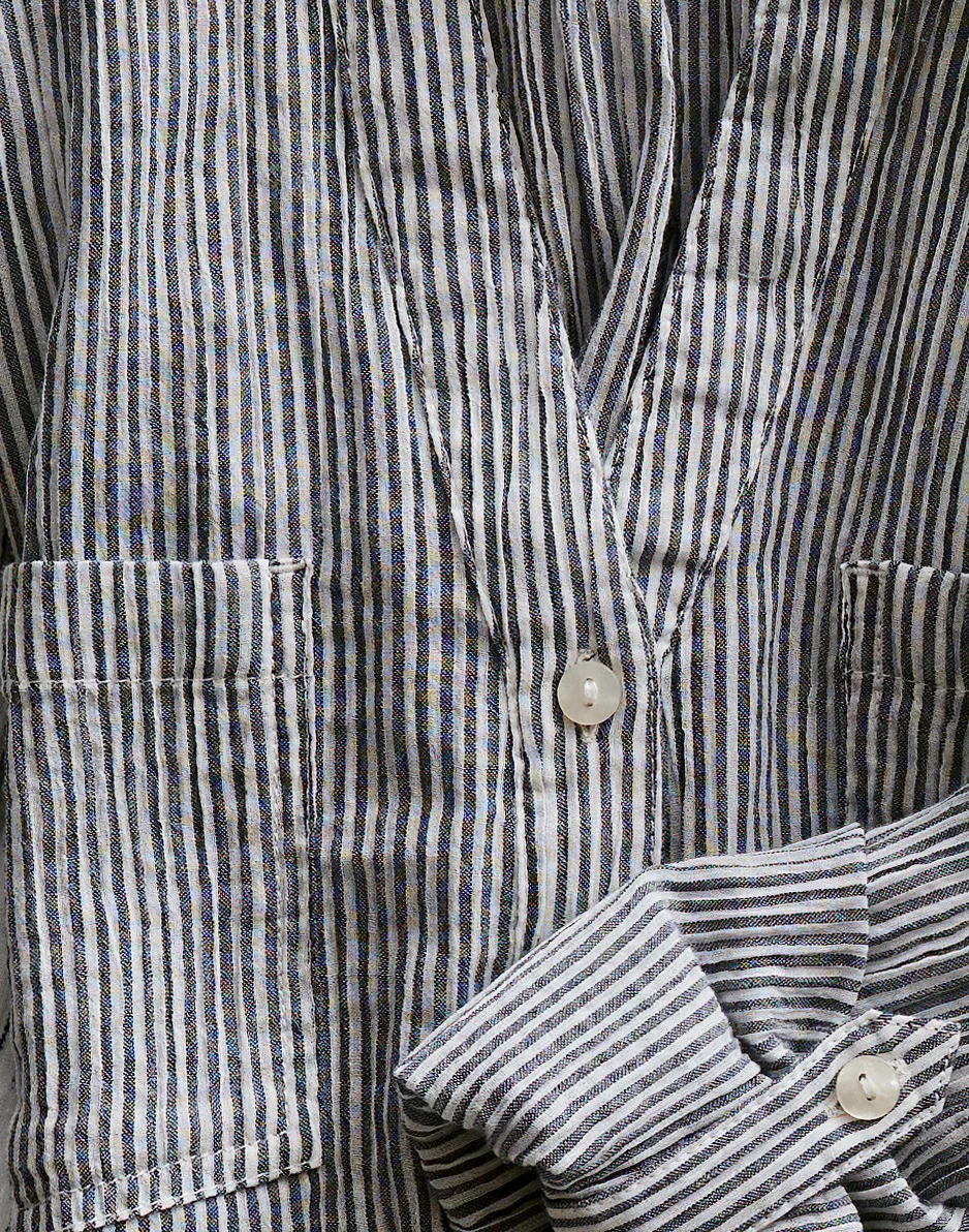 Dylan Gauze Tunic: Navy Newport - FINAL SALE - Image 6
