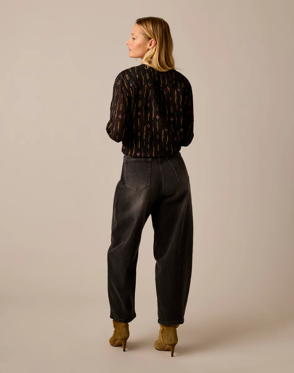 Dylan Gauze Tunic: Ombre Ikat - Image 2