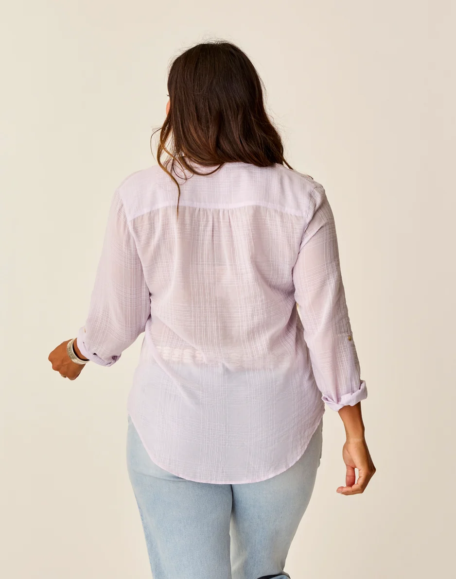 Dylan Textured Tunic: Dawn - FINAL SALE - Image 3