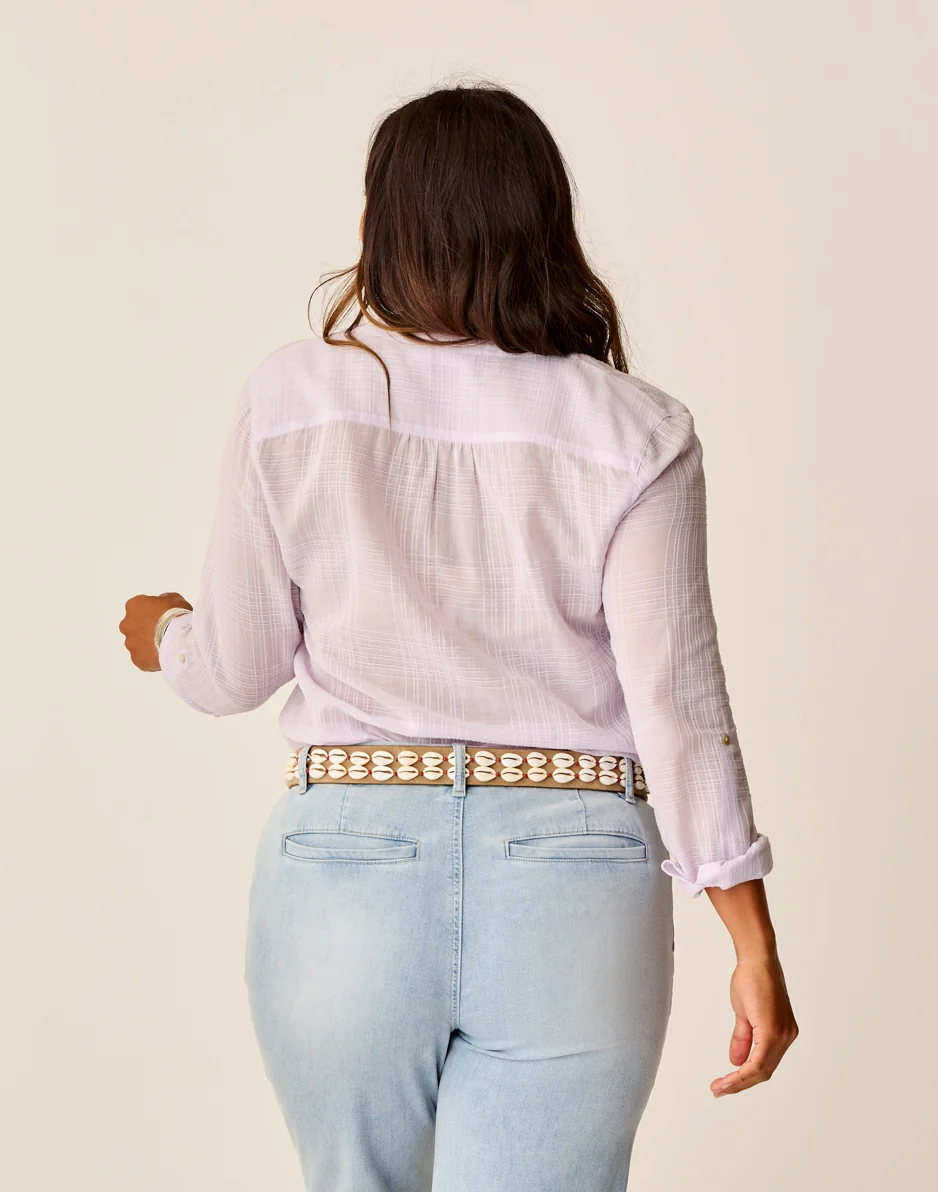 Dylan Textured Tunic: Dawn - FINAL SALE - Image 4
