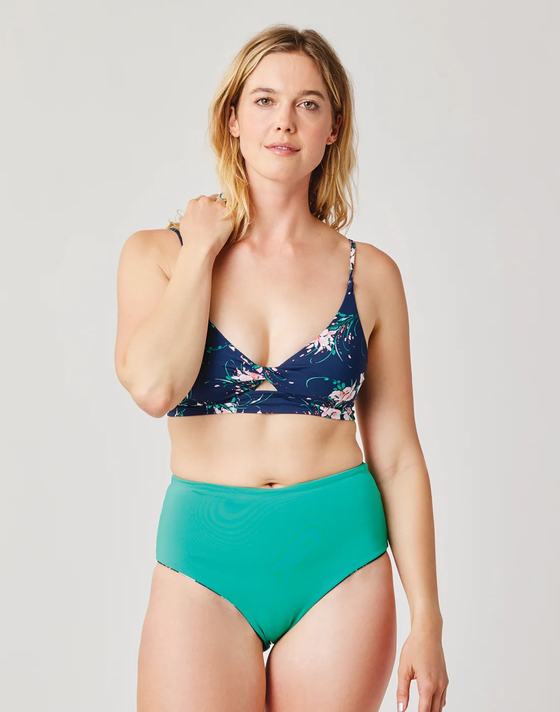 Erin Reversible Bottom: Bouquet/Fern - FINAL SALE - Image 3