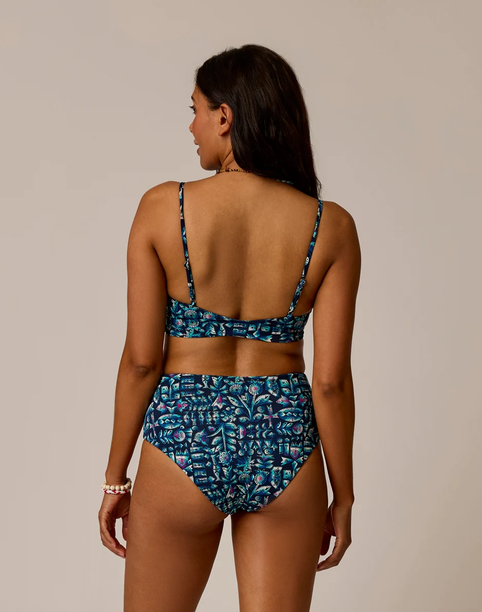 Erin Reversible Bottom: Tahiti/Navy - Image 4