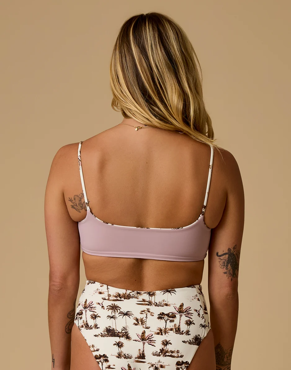 Escondido Compression Reversible Top: Toile/Dusk - Image 3