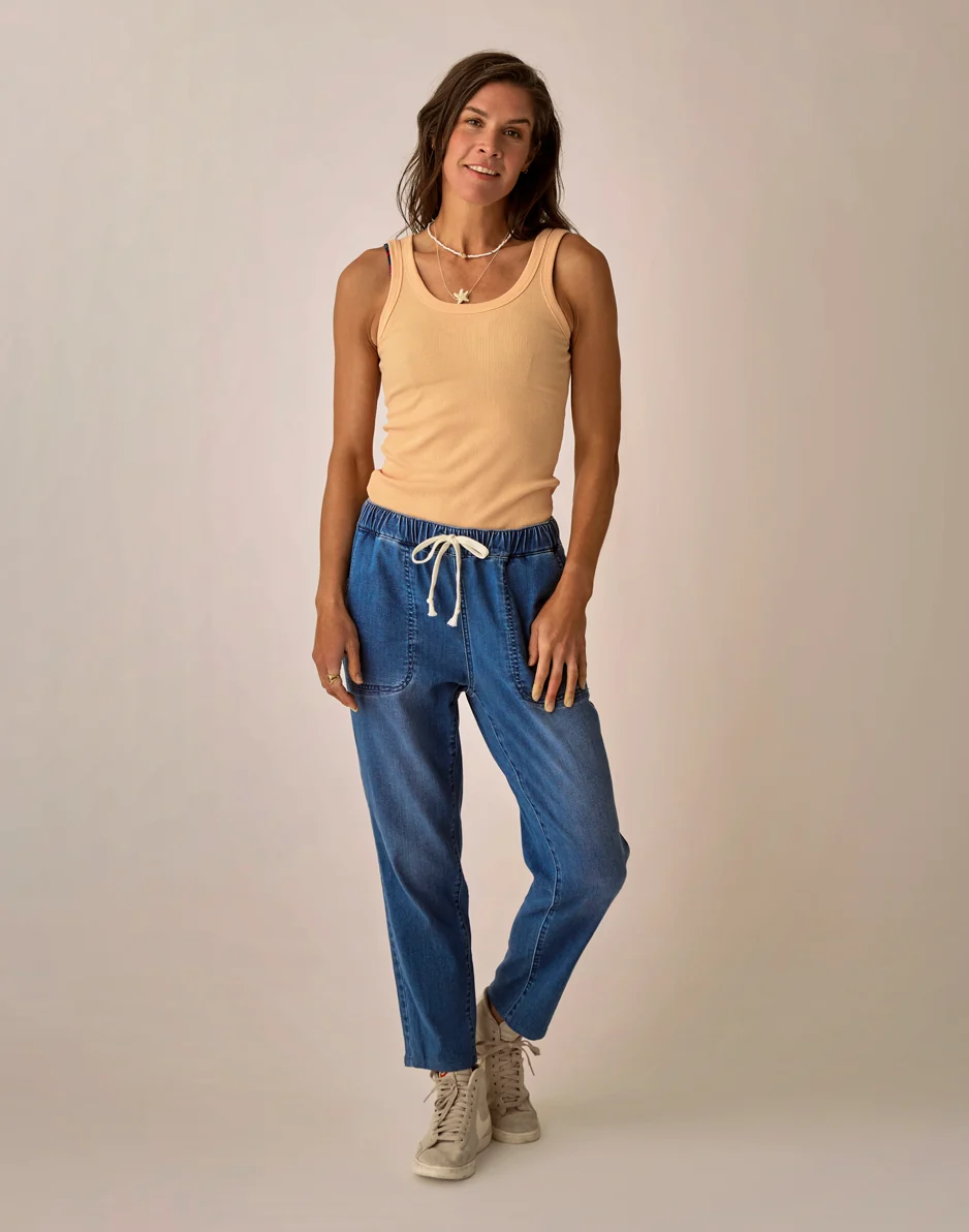 Ever Rib Tank: Apricot - Image 3