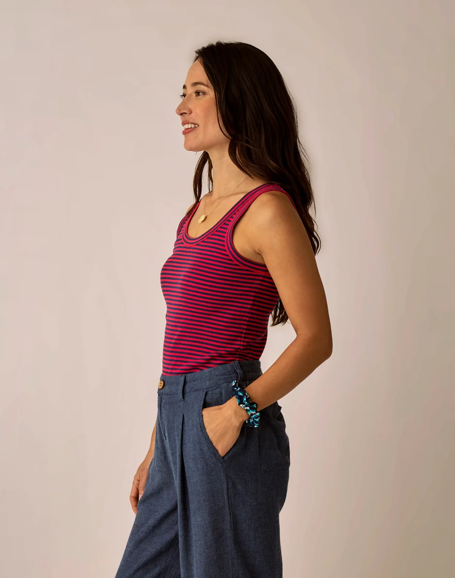 Ever Rib Tank: July Stripe - Image 4