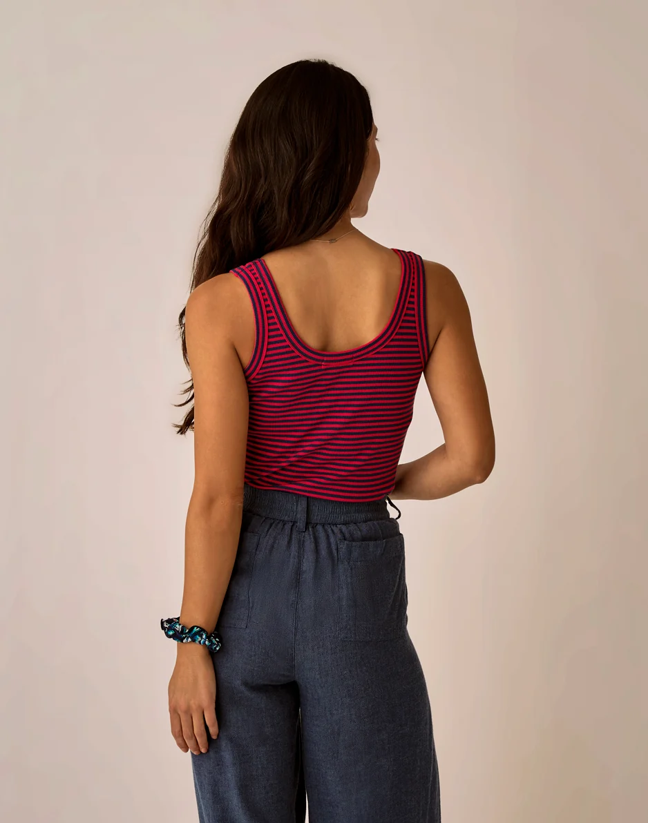Ever Rib Tank: July Stripe - Image 5