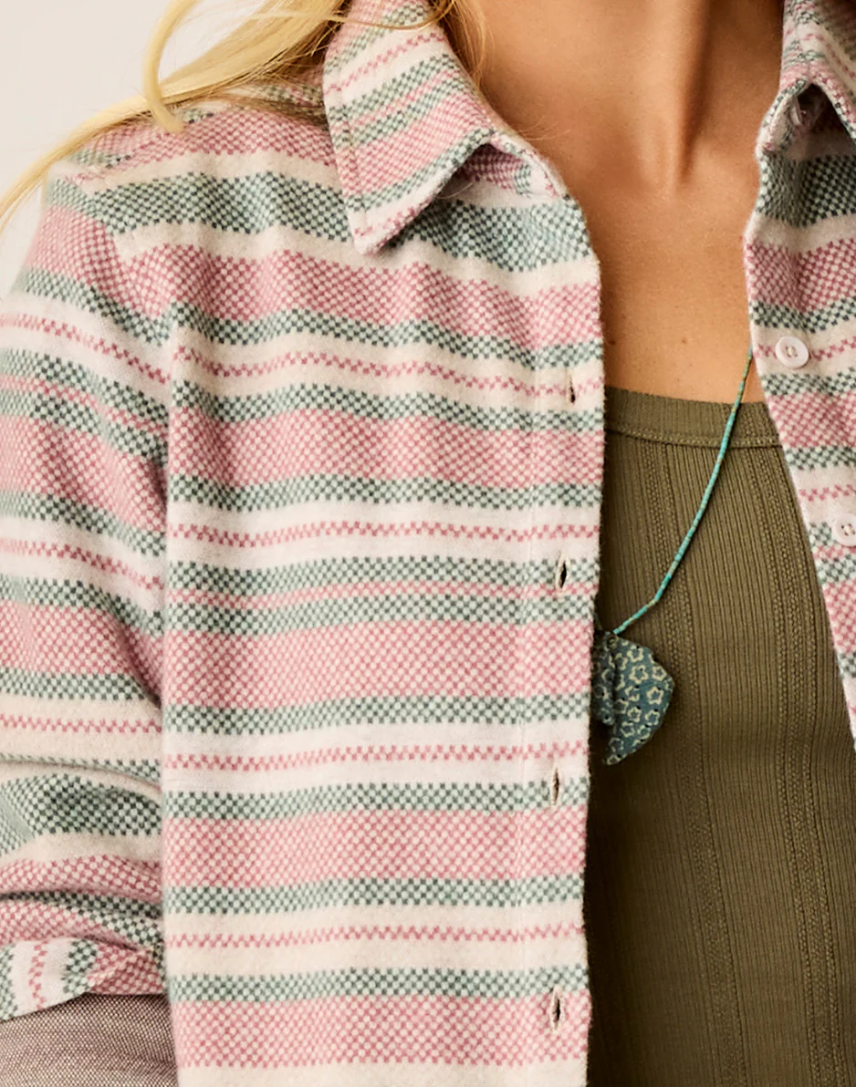 Fairbanks Supersoft Shirt: Bistro Block Stripe - Image 2