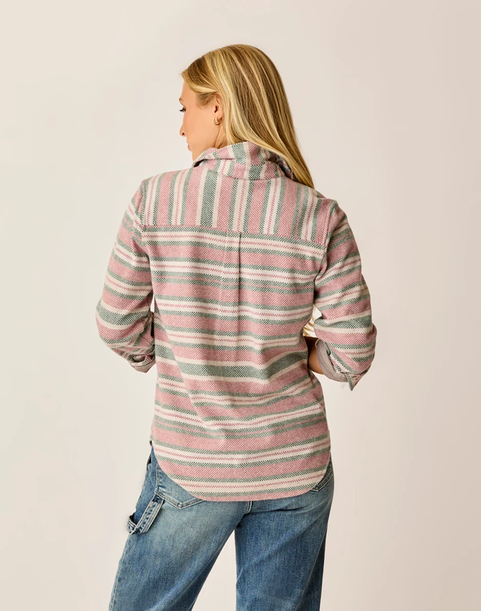 Fairbanks Supersoft Shirt: Bistro Block Stripe - Image 5