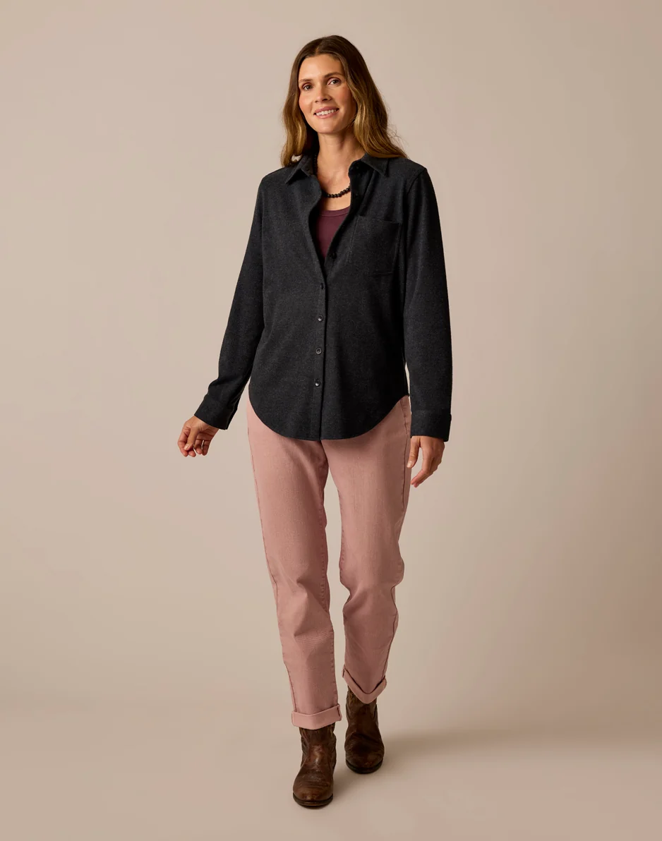 Fairbanks Supersoft Shirt: Black - Image 4