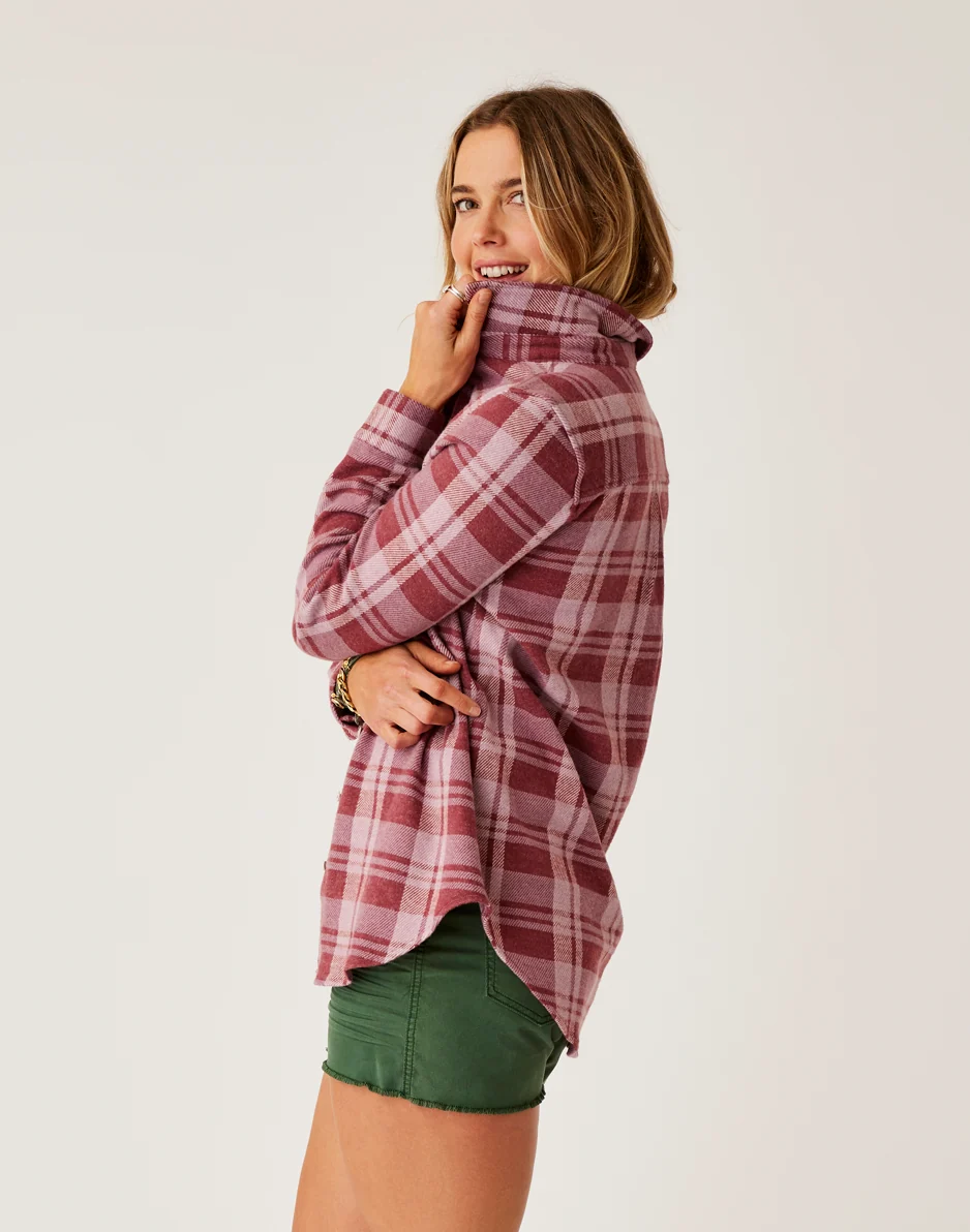 Fairbanks Supersoft Shirt: Brick Plaid - Image 3