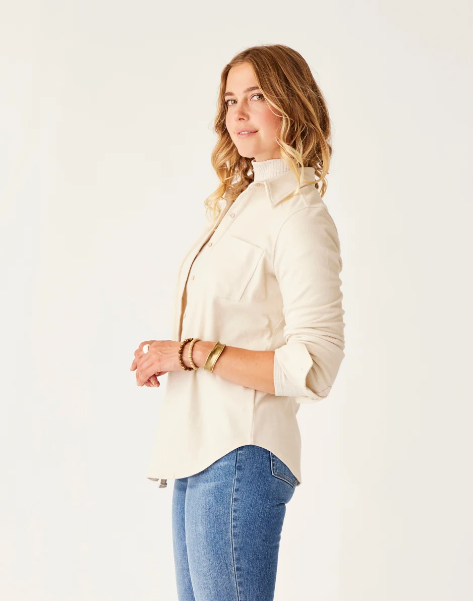 Fairbanks Supersoft Shirt: Cement Heather - Image 3