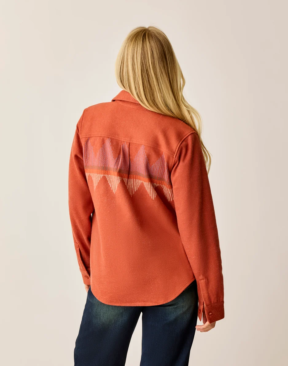 Fairbanks Supersoft Shirt: Copper Zig Zag - Image 6